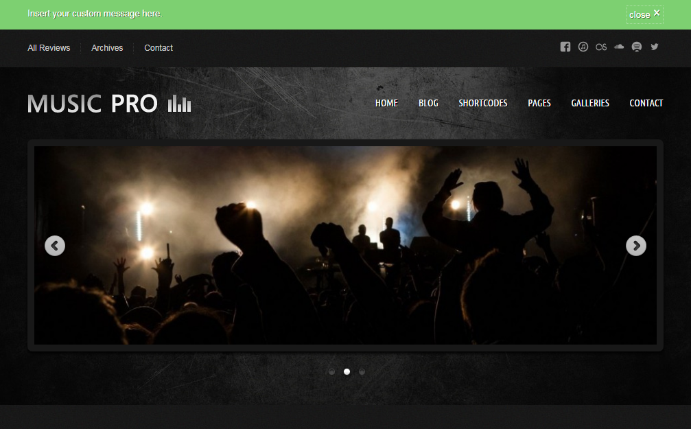 music press wordpress music theme