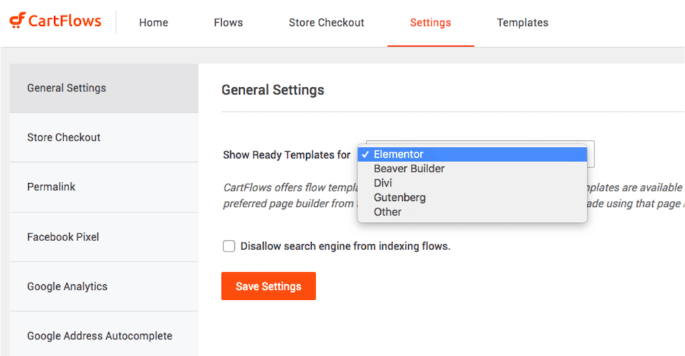 Sales Funnel: Cartflows Settings