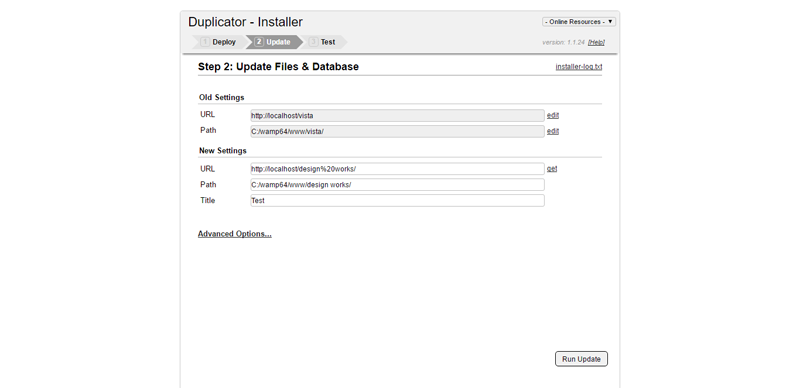 update-url-settings