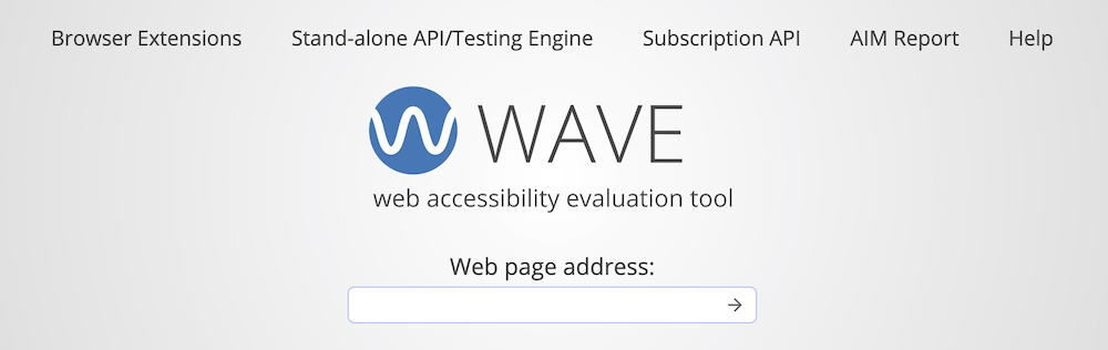 WAVE web accessibility evaluation tool