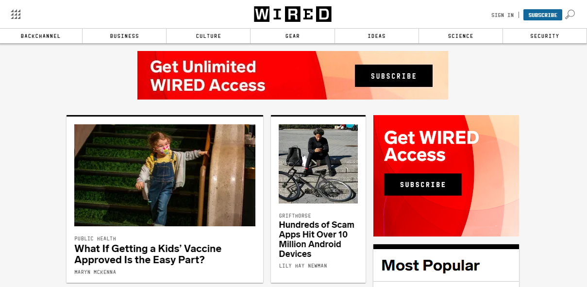 wired