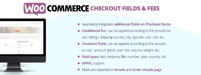 WooCommerce Checkout Fields & Fees