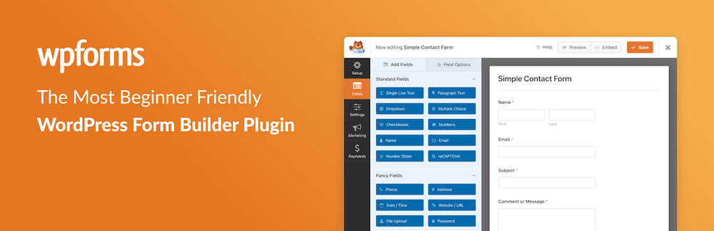 WPForms WordPress plugin