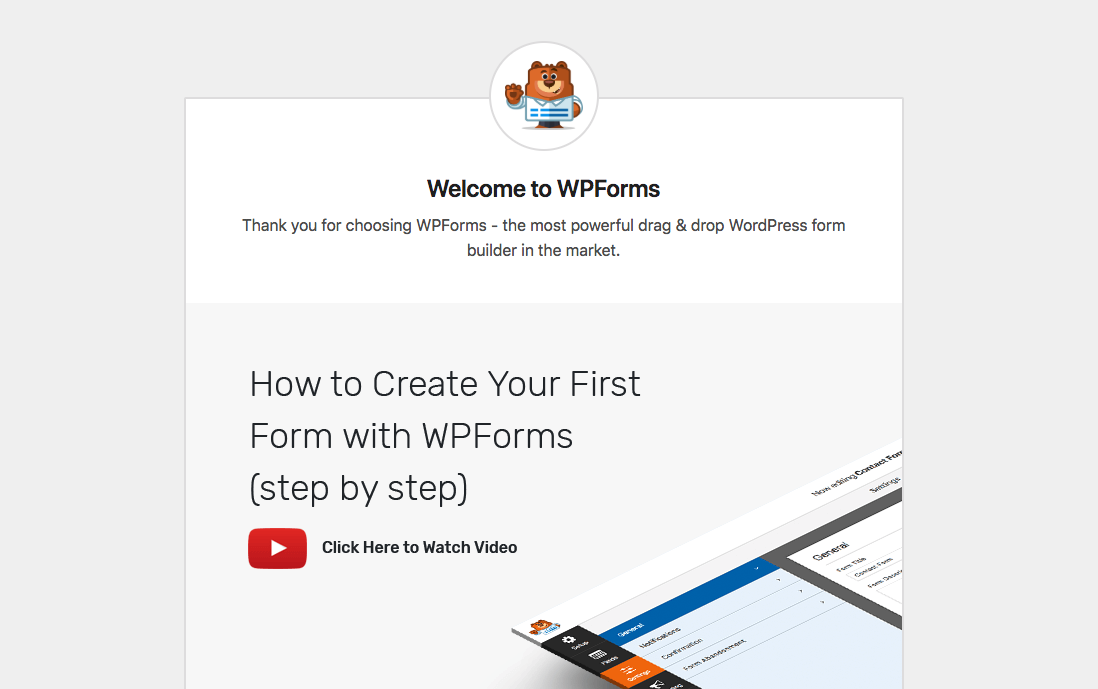 WPForms Installation