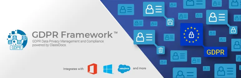 GDPR Framework free WordPress plugin banner